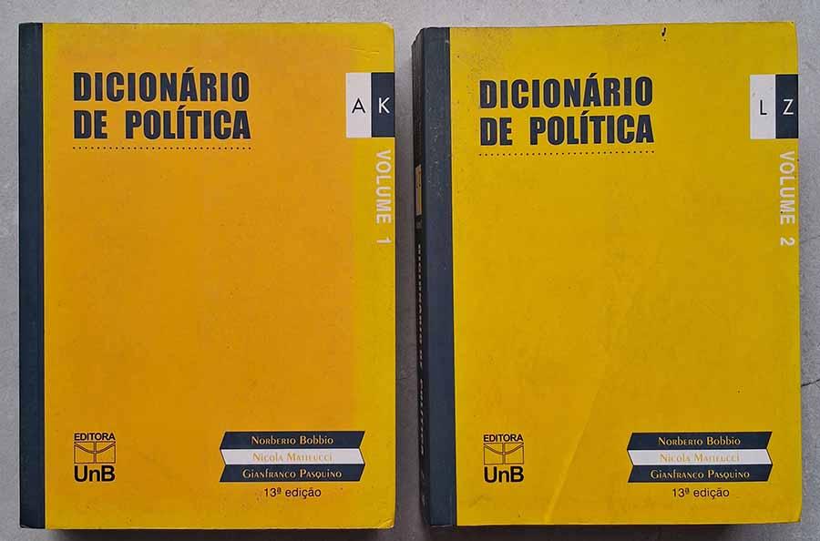 Dicionário de Politica: Vols 1 e 2 – Nobbio; Pasquino
