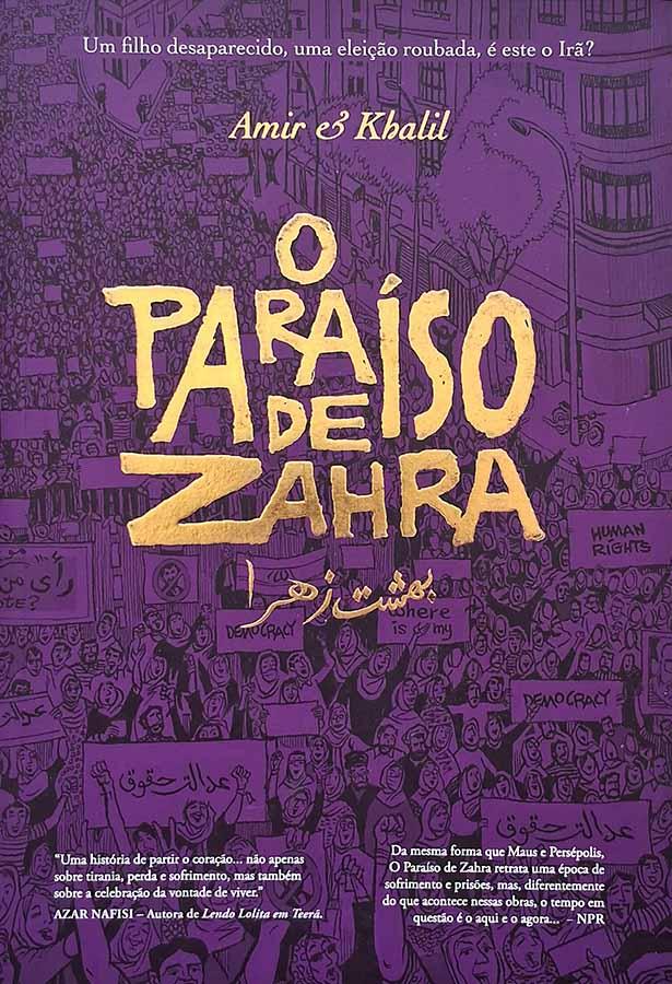 O Paraíso de Zahra.  Autor: Amil. Desenhos por Khalil. História em Quadrinhos.  Editora: Texto Editores.