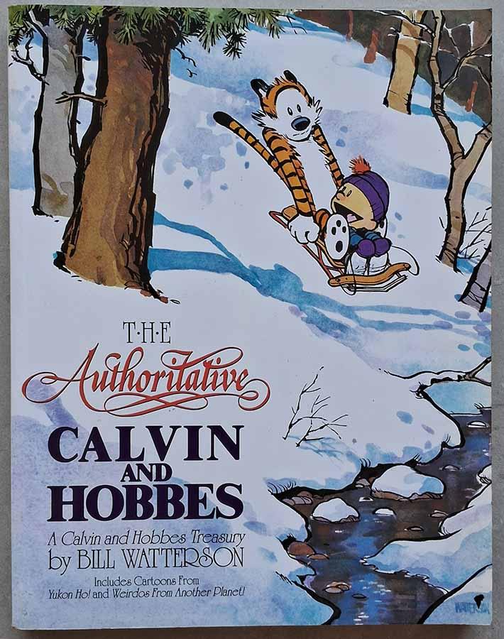 The Authoritative Calvin and Hobbes.  Autor: Bill Watterson.  Histórias em Quadrinhos. Quadrinhos em inglês.  Editora: Andres & McMeel Publishing. 
